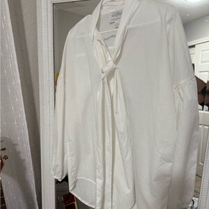 Apostrophe White Blouse